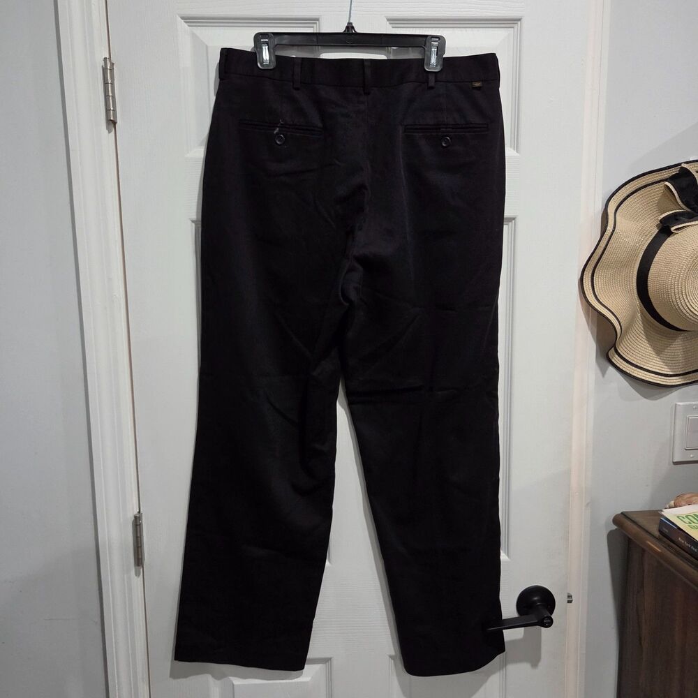 Dockers Premium Men’s Black Dress Pants Chinos Straight Leg
